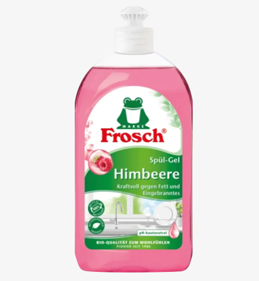 Изображение Frosch Dishwashing liquid gel raspberry, 500 ml