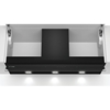 Picture of Siemens LJ97BAM60, iQ500, integrated design hood, 90 cm, clear glass printed black