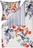 Picture of ESTELLA Mako satin reversible bedding set, multicoloured, 1 duvet cover 155 x 220 cm and 1 pillowcase 80 x 80 cm
