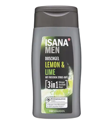 Изображение ISANA MEN Lemon & Lime shower gel, 300ml