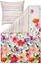 Изображение Estella Reversible bedding set, watercolour, 4703 985 flowers, maco satin, 135 cm x 200 cm