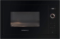 תמונה של מובנה (מיקום), מיקרוגל סולו, 26 ל', 900 ואט, שליטה סיבובית, מגע, שחור De Dietrich DME7121A