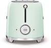Picture of Smeg toaster TSF01PGEU 50s retro style, 2 slices, 950 watts, stainless steel, pastel green