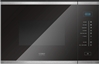 Picture of Caso EMGS25 built-in microwave with quartz grill, 60 cm wide, for 38 cm high niche, touch, 1000 W, 25 L, stainless steel design, black mirrored