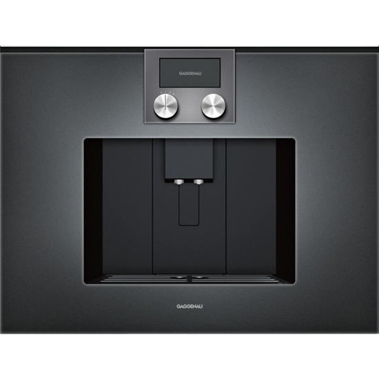 Picture of Gaggenau cmp250102, 200 series, built-in fully automatic coffee machine, 60 x 45 cm, anthracite