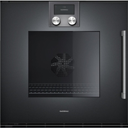 Изображение Gaggenau bop251102, 200 series, built-in oven, 60 x 60 cm, door hinge: left, anthracite