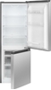Picture of Bomann KG 320.2 fridge-freezer, 50cm wide, 175L, LED, automatic defrosting, stainless steel look