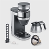 Picture of Severin FILKA KA 4851 coffee machine with integrated coffee grinder black/stainless steel