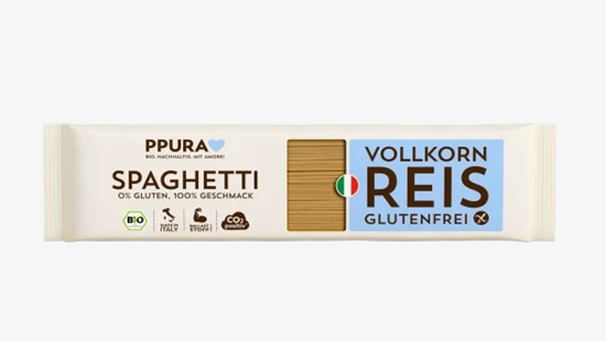 Изображение PPURA  Wholegrain rice spaghetti, gluten-free, 400 g