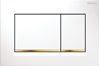 Picture of Geberit Sigma 30 flush plate 115883KK1 white / gold-plated