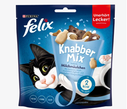 Изображение Snack for cats, Knabber Mix Milchmäulchen, 120 g
