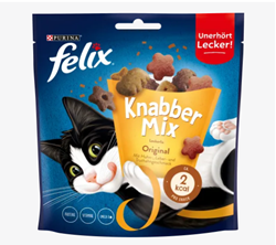תמונה של חטיף לחתולים, KnabberMix Dreikäsehigh, 120 גרם