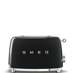 Picture of SMEG Toaster 2 Slot 50's Retro Style TSF01BLEU Black