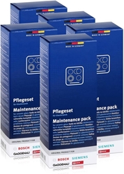 Picture of 5x Bosch/Siemens Maintenance Kit for Glass Ceramic Hobs, Cleaner, Cloth and Metal Scrapers