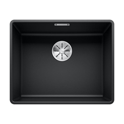 Picture of Blanco Subline 500-F granite sink without drain remote control, black (525994)