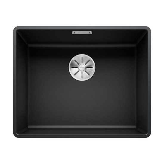 Picture of Blanco Subline 500-F granite sink without drain remote control, black (525994)