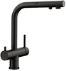 Изображение Blanco Fontas-S II Filter kitchen faucet, high pressure, pull-out spray, matt black (526672)