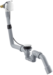 Picture of hansgrohe complete set Exafill S bath filler with waste/overflow set 58113000
