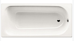 תמונה של אמבטיה ישרה 170X70 ס"מ מפלדה מצופה אמייל, ללא רגליים, לבן אלפיני (119800010001) Kaldewei Eurowa