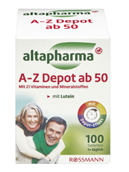 Изображение Altapharma AZ Depot from 50 years multivitamin + mineral with 21 vitamins