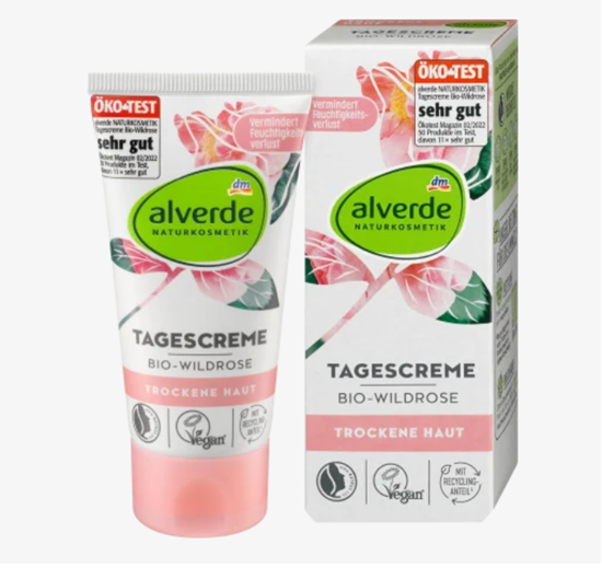 Изображение alverde NATURAL COSMETICS  Wild rose face cream, 50 ml