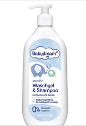 Picture of babydream sensitive washing gel & shampoo, 500ml