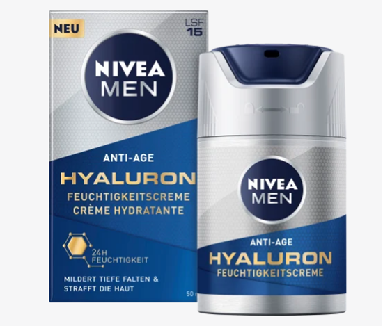 Изображение NIVEA MEN  Hyaluronic anti-aging face cream, 50 ml