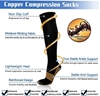 Picture of Evolyline 3 Pairs of Copper Medical Compression Stockings for Men and Women