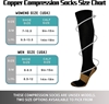 Изображение Evolyline 3 Pairs of Copper Medical Compression Stockings for Men and Women