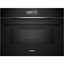 Picture of Siemens CM776GKB1, iQ700, built-in compact oven with microwave function, 60 x 45 cm, black, stainless steel