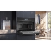 Изображение Siemens CM776GKB1, iQ700, built-in compact oven with microwave function, 60 x 45 cm, black, stainless steel