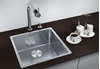 Picture of Blanco Andano 340-U stainless steel sink without drain remote control, satin stainless steel (522955)