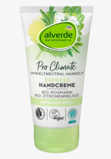 Picture of alverde NATURAL COSMETICS Hand Cream Express Organic Rosemary Organic Lemon Balm, 75 ml 