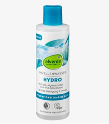 Picture of alverde NATURAL COSMETICS Micellar water hydro, 200 ml