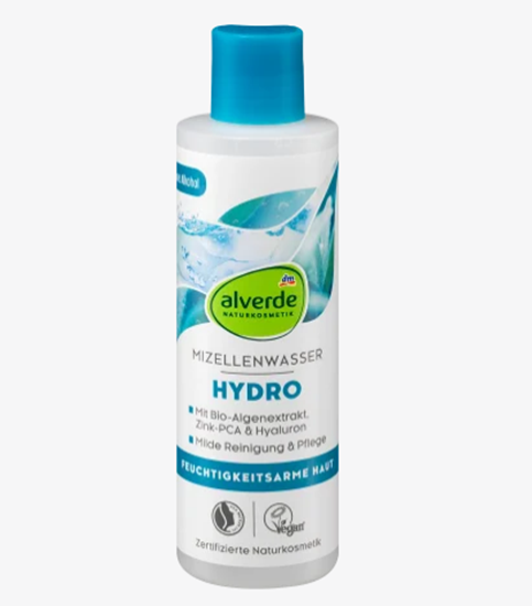 Picture of alverde NATURAL COSMETICS Micellar water hydro, 200 ml