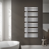 Picture of ECD Germany Iron EM Design Bathroom Radiator Electric with Heating Rod 900 W - 600x1400 mm - Chrome - Designer Radiator Panel Radiator Towel Rail Towel Rail
