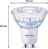 Изображение Philips LED WarmGlow lamp replaces 50W, GU10, warm white (2200-2700 Kelvin), 345 lumens, reflector, dimmable, pack of 6