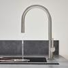 Picture of hansgrohe Talis M54 kitchen faucet 72801800 with pull-out spray 2jet, sBox, stainless steel finish