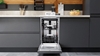 Изображение Bauknecht Dishwasher BSBO 3O35 PF X, Semi-integrated, Single (45 cm wide), Black, Stainless steel, 10 place settings