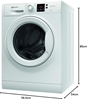 Изображение Bauknecht BW 719 B Washing Machine Front Loader, 7 kg, Clean Plus 