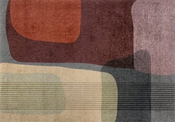 Picture of wash + dry carpet DECOR Arcadia, Interior, Washable, Rimless, Colourful, 140 x 200 cm