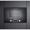 Изображение Gaggenau bmp224100, 200 series, built-in microwave, 60 x 38 cm, door hinge: right, anthracite