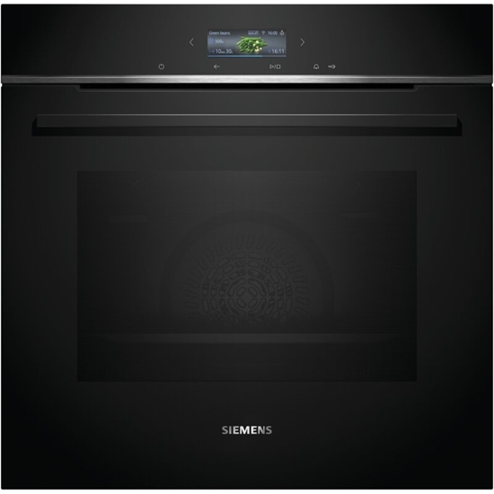 Изображение Siemens HB774G1B1, iQ700, built-in oven, 60 x 60 cm, black, stainless steel