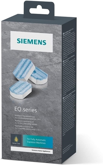 Picture of Siemens Multipack TZ80032A, 3 x 3 descaling tablets (for all fully automatic coffee machines of the EQ. Series and built-in fully automatic machines) [Old model]