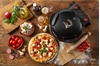 Picture of Ariete Pizza Oven 917 with 5 Cooking Levels, Fireproof Plate for Reheating, Wooden Board Included, Max. Temperature 400°C, 1200W, Black
