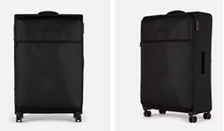 Изображение PRIMARK Softshell Suitcase With 8 Wheels, Color: Black, Size XL 