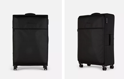 Изображение PRIMARK Softshell Suitcase With 8 Wheels, Color: Black, Size S 