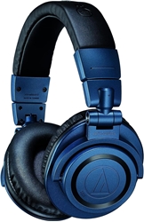 Изображение Audio-Technica M50xBT2DS wireless headphone Dark blue